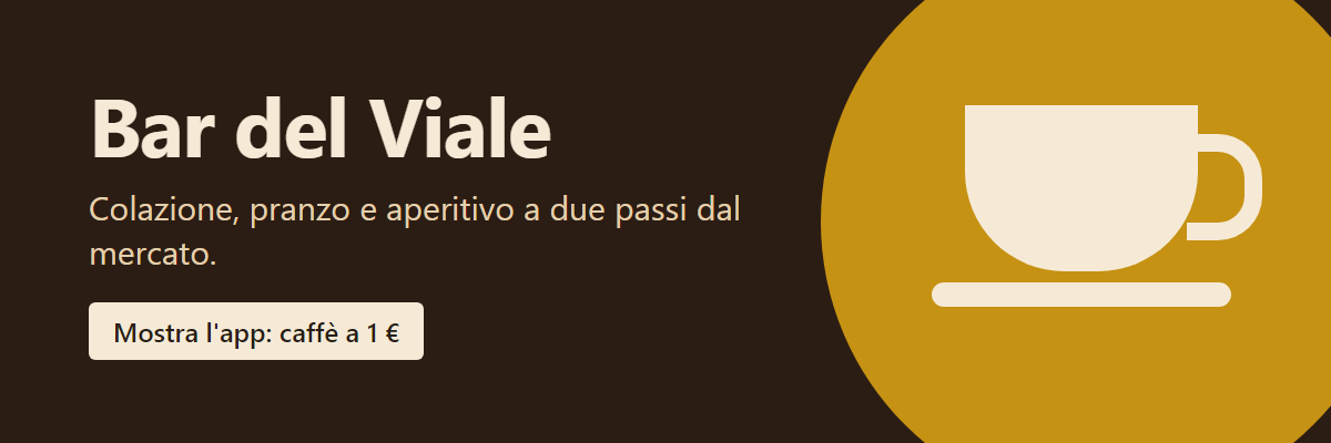Bar del Viale: colazione e aperitivo a due passi dal mercato