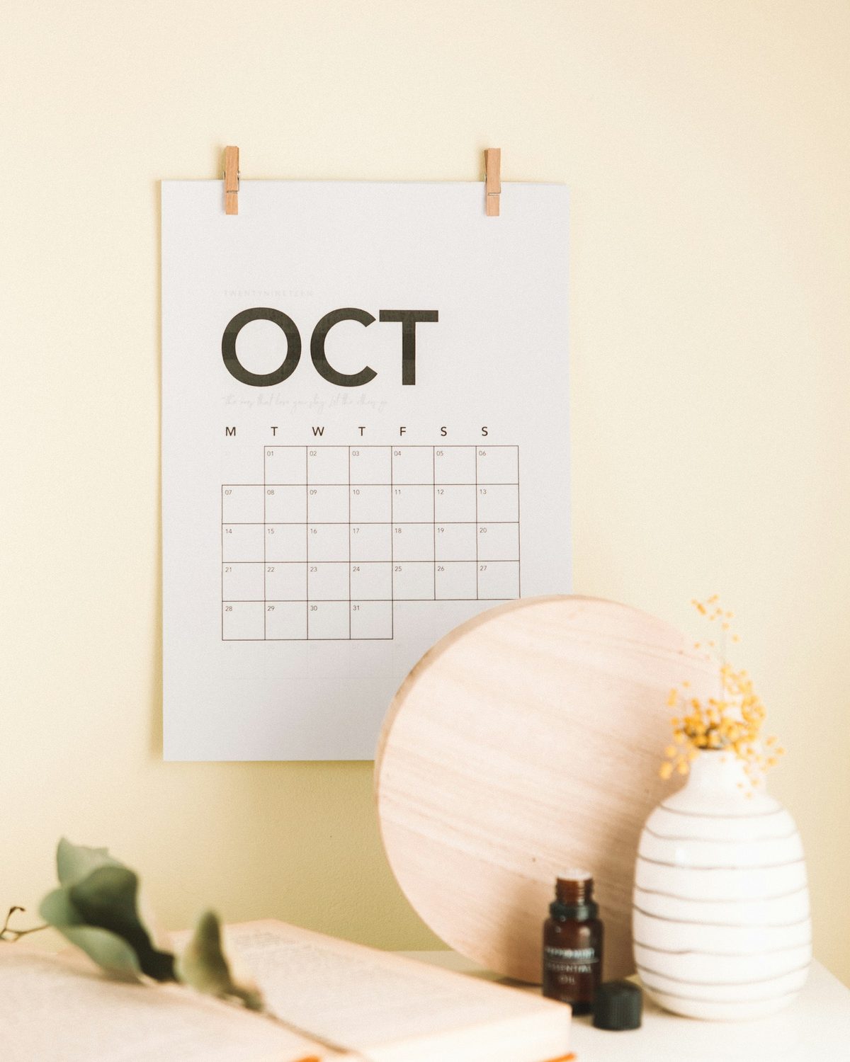 Calendario da muro con foto