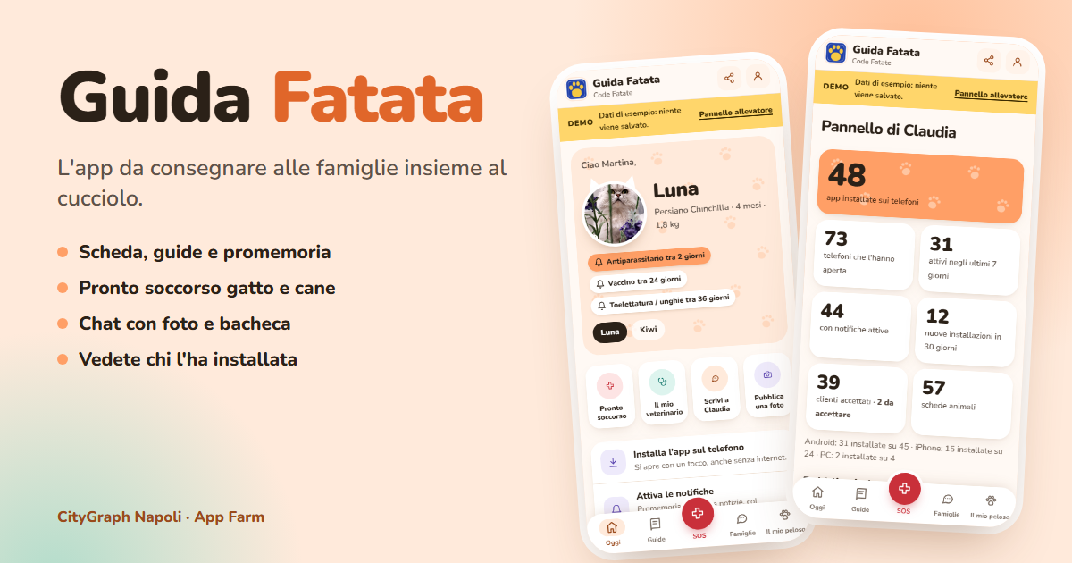 Guida Fatata &mdash; app per le famiglie dei cuccioli